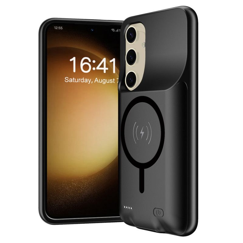 10000mah Akkukotelo Samsung Galaxy S25 Plus Ulkoisella Laturilla Ja Magneettikiinnityksellä