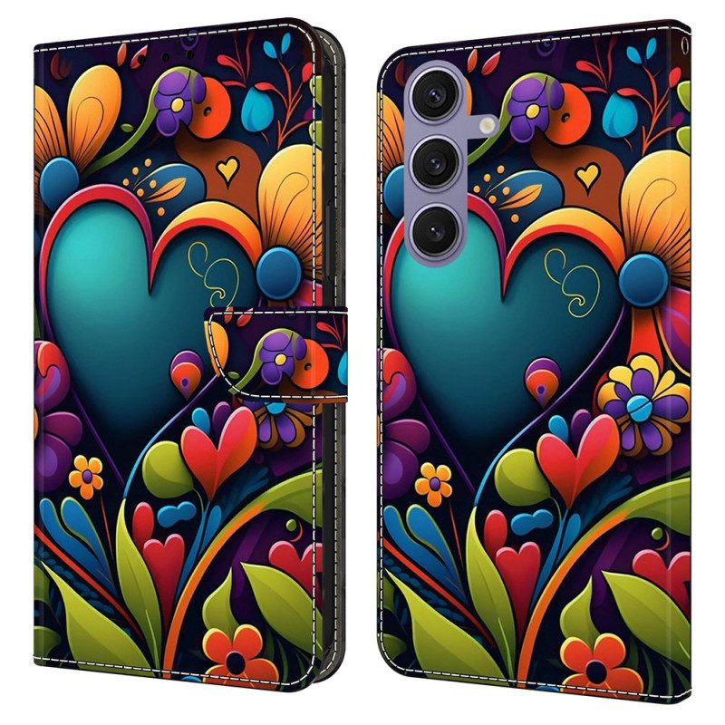 Kotelot Samsung Galaxy S25 Plus 5g Maalattu Sydän