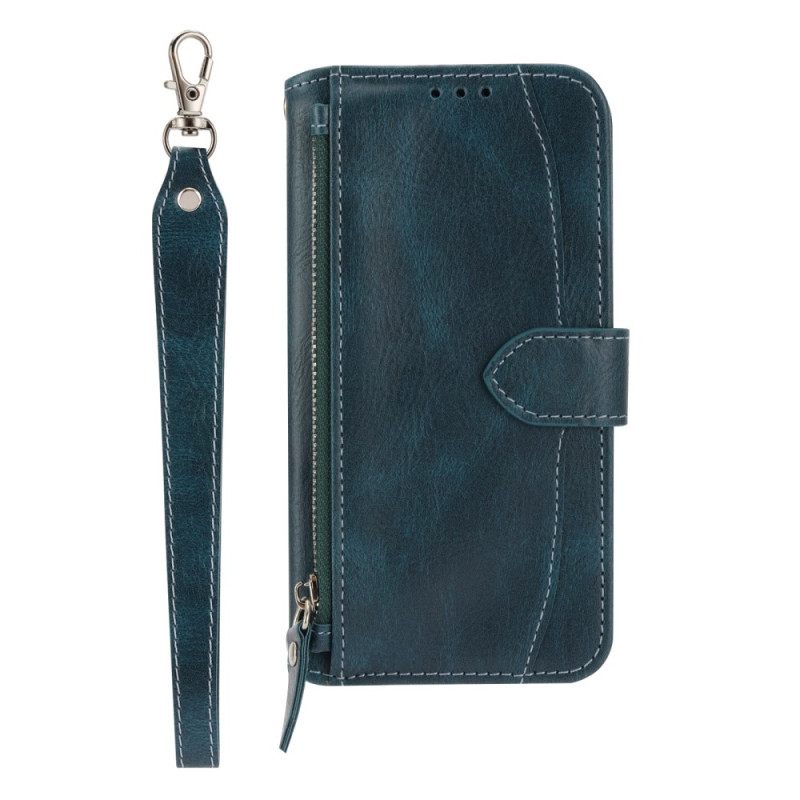 Kotelot Samsung Galaxy S25 Plus 5g Vetoketjullinen Tasku Ja Olkahihna Suojakuori