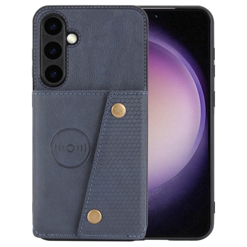 Kuori Samsung Galaxy S25 Plus 5g Keinonahkainen Korttikotelo Suojakuori