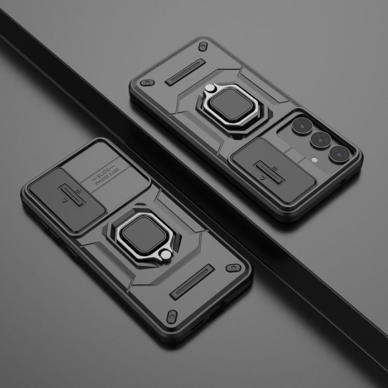 Kuori Samsung Galaxy S25 Plus 5g Kestävä Rengas Linssinsuojalla Suojakuori