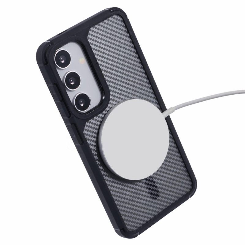 Kuori Samsung Galaxy S25 Plus 5g Magsafe-yhteensopiva Hiilikuitu
