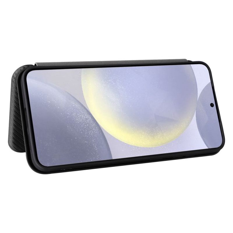 Nahkakotelo Samsung Galaxy S25 Plus 5g Hiilikuitu