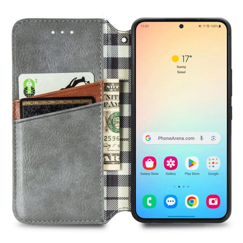 Nahkakotelo Samsung Galaxy S25 Plus 5g Puhelinkuoret Mokkanahkaefekti Friisi