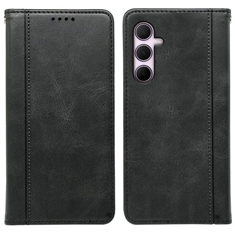 Nahkakotelo Samsung Galaxy S25 Plus 5g Vintage-tyylinen Suojakuori