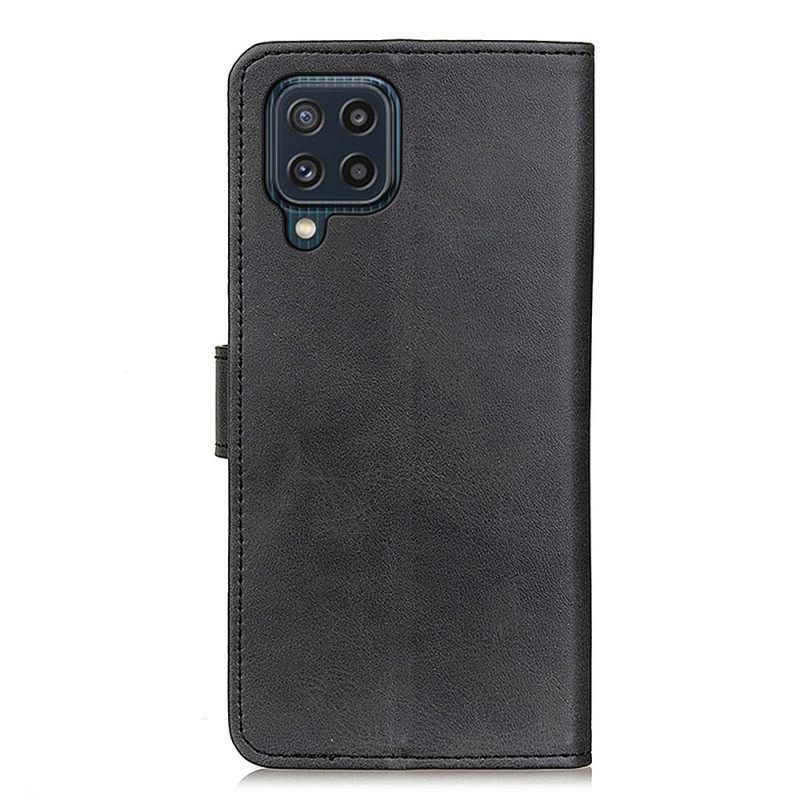 Flip Case Samsung Galaxy M32 Mattanahkaefekti