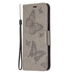 Kotelot Samsung Galaxy M32 Butterflies In Flight With Lanyard