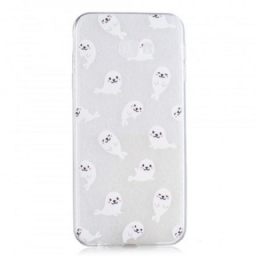 Kuori Samsung Galaxy J4 Plus Transparent Sea Lions Hauskaa