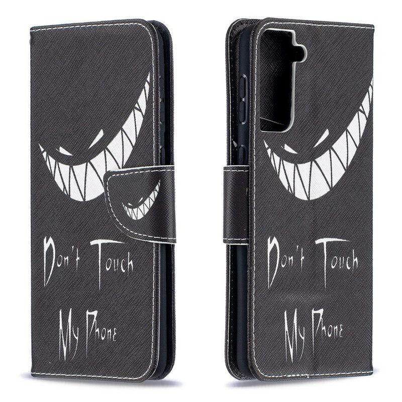 Flip Case Samsung Galaxy S21 Plus 5G Älä Koske Puhelimeeni