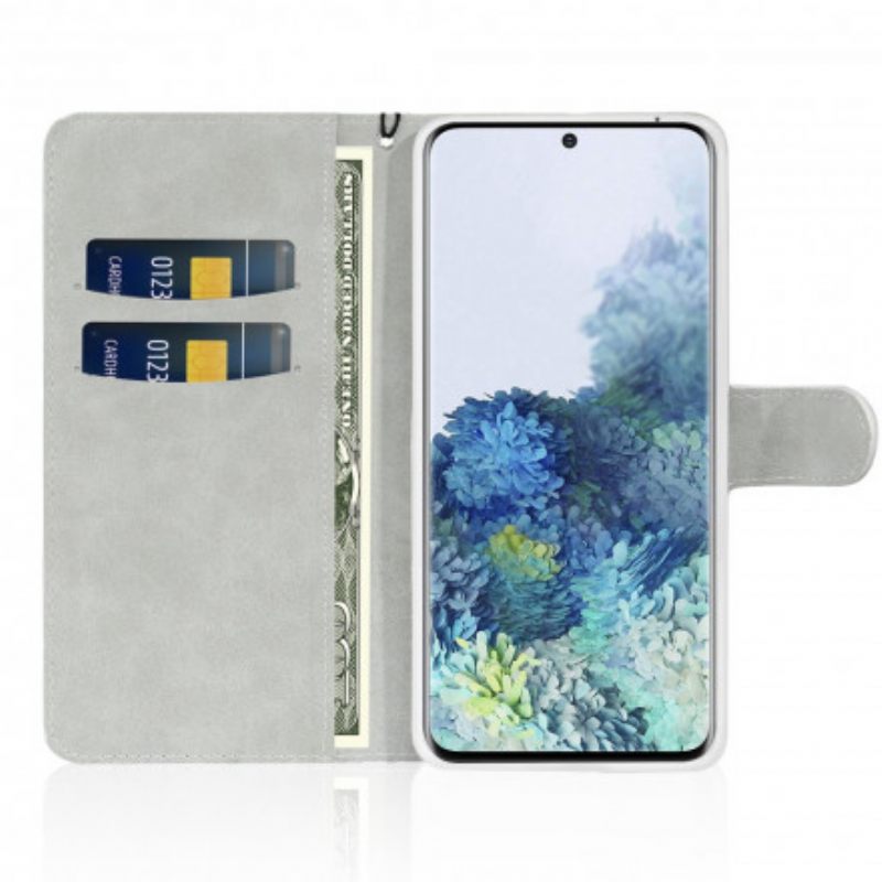 Nahkakotelo Samsung Galaxy S21 Plus 5G Glitter S Design