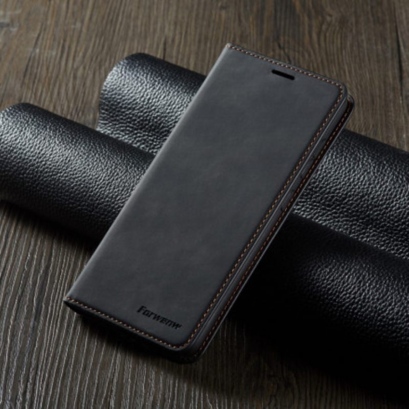 Puhelinkuoret Samsung Galaxy S21 Plus 5G Kotelot Flip Nahkaefekti Forwenw