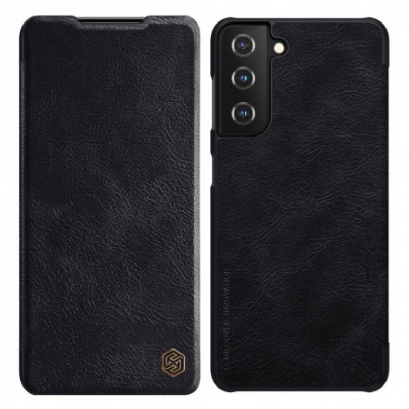 Puhelinkuoret Samsung Galaxy S21 Plus 5G Kotelot Flip Nillkin Qin Sarja