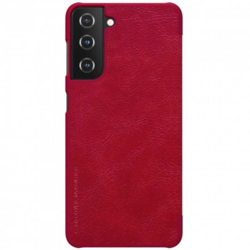 Puhelinkuoret Samsung Galaxy S21 Plus 5G Kotelot Flip Nillkin Qin Sarja