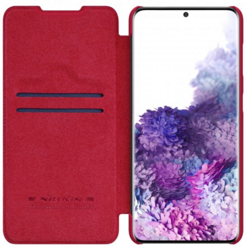 Puhelinkuoret Samsung Galaxy S21 Plus 5G Kotelot Flip Nillkin Qin Sarja