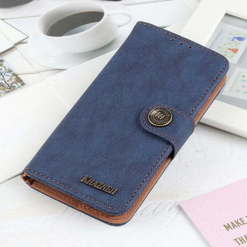 Kotelot Samsung Galaxy M21 Faux Leather Split Retro Khazneh