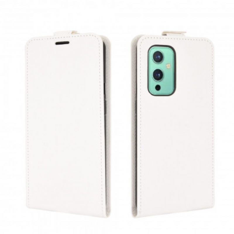 Kotelot OnePlus 9 Nahkatehoste Pystysuora Läppä