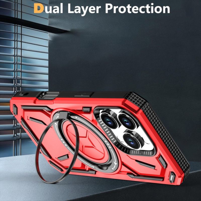 Puhelinkuoret iPhone 16 Pro Metallistyylinen Magneettipidike