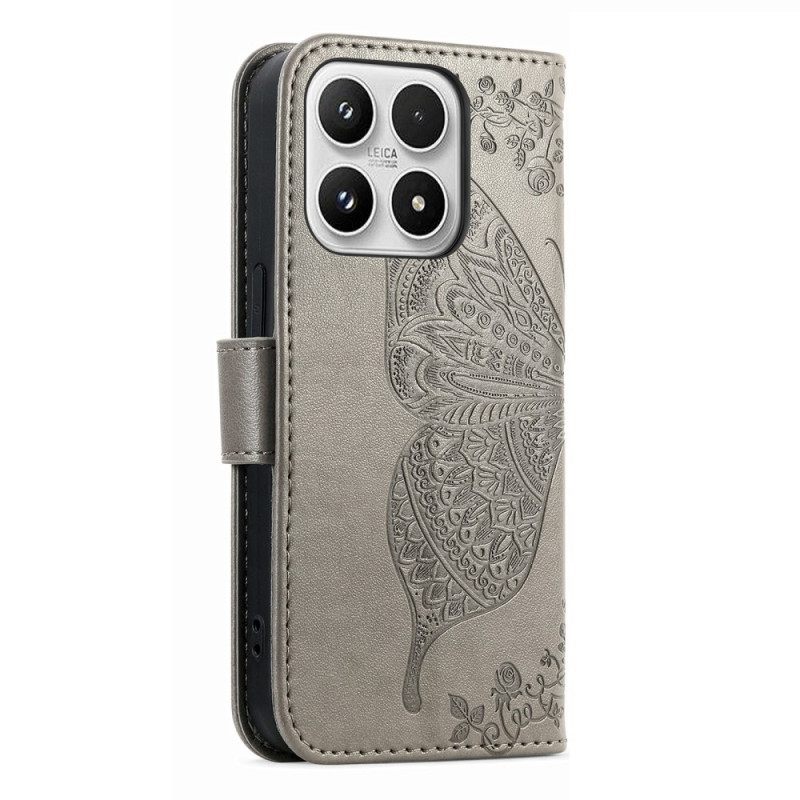 Kotelot Xiaomi 17 3d-perhos- Ja Strassikoristeinen