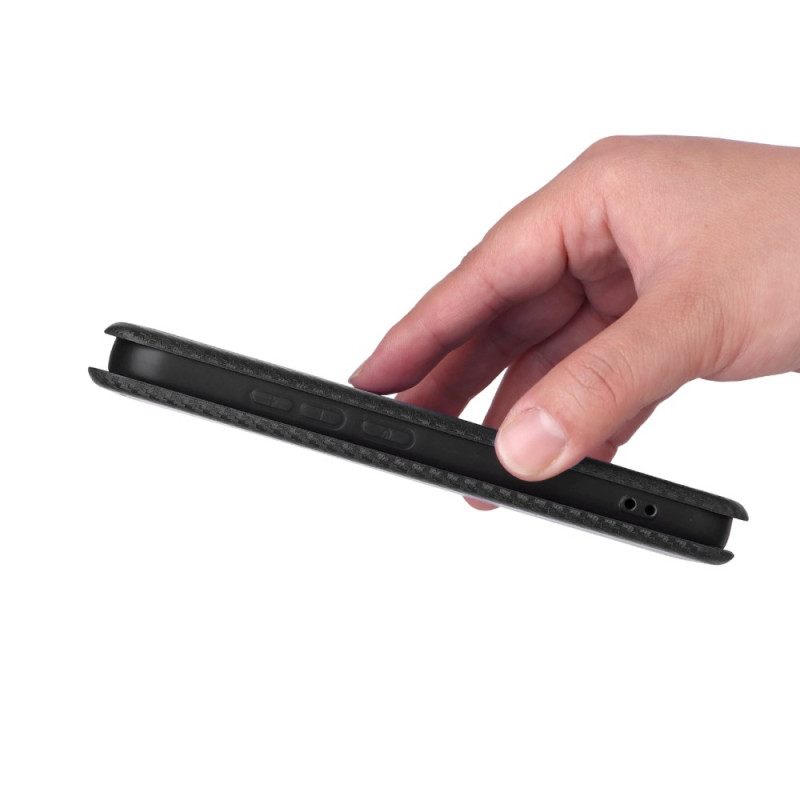 Nahkakotelo Xiaomi 17 Hiilikuitukuvio