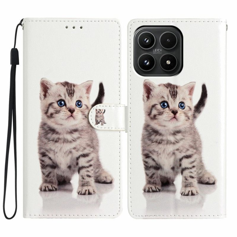 Nahkakotelo Xiaomi 17 Kissanpentu