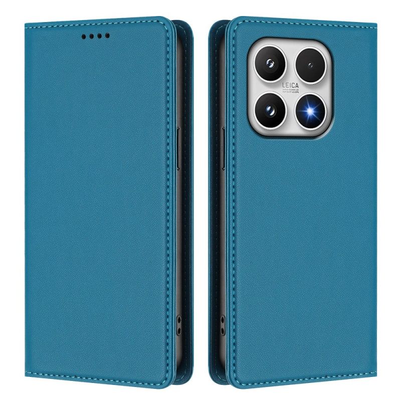 Nahkakotelo Xiaomi 17 Magneettinen Suljin Ja Rfid-suojaus