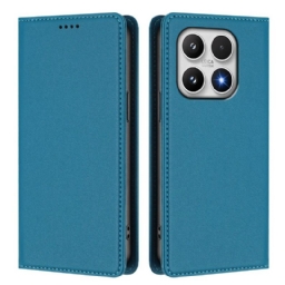 Nahkakotelo Xiaomi 17 Magneettinen Suljin Ja Rfid-suojaus