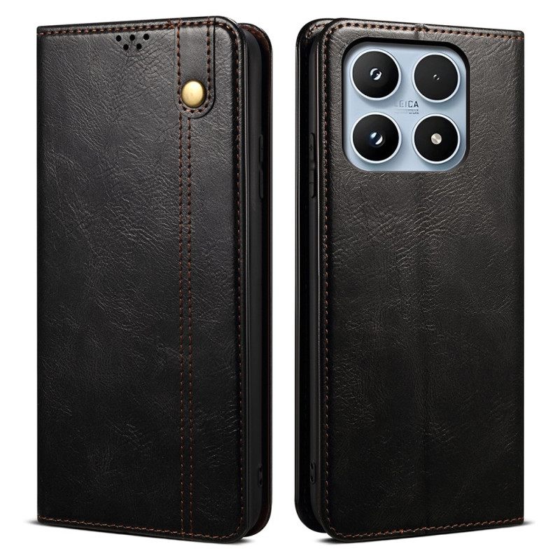 Nahkakotelo Xiaomi 17 Vahattu Nahkajäljitelmä