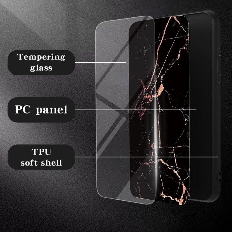 Puhelinkuoret Xiaomi 17 Karkaistua Lasia Marmorikuvio