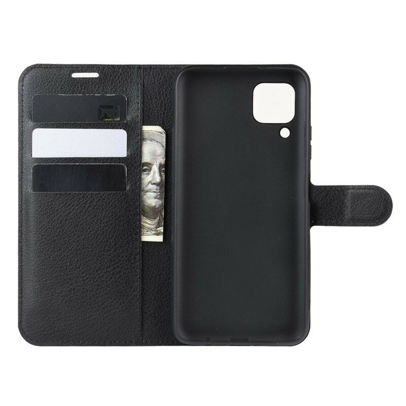 Flip Case Huawei P40 Lite Classic Litchi Faux Leather