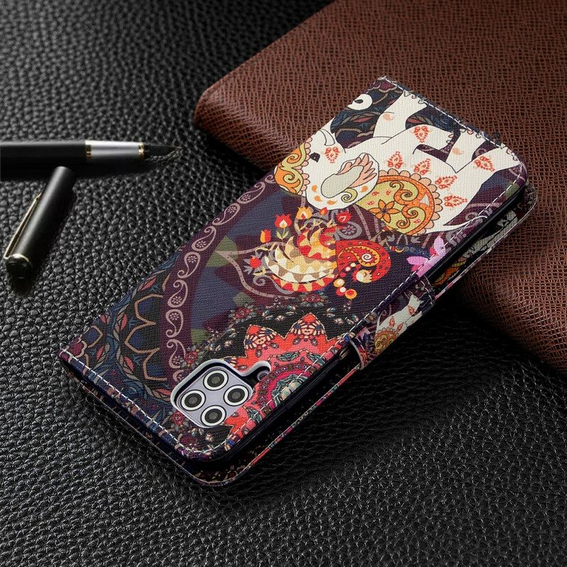 Flip Case Huawei P40 Lite Mandala Etniset Norsut
