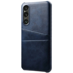 Case Sony Xperia 1 Vii Puhelinkuoret Nahkaefektikorttikotelo