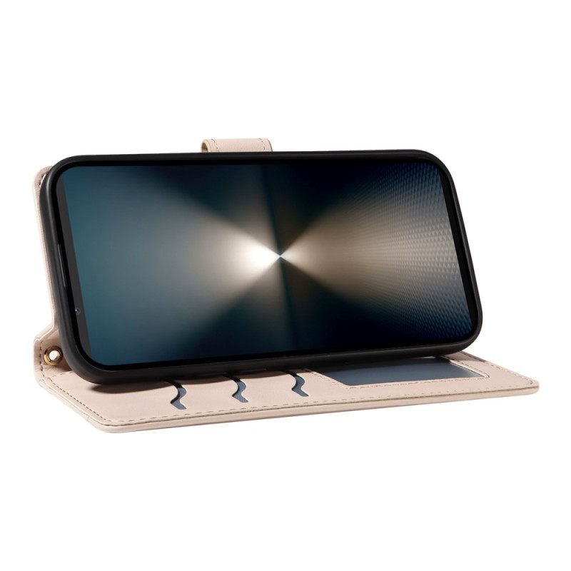 Kotelot Sony Xperia 1 Vii Puhelinkuoret Tikattu Hihnalla Ja Olkahihnalla