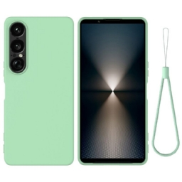 Kuori Sony Xperia 1 Vii Silikoni Ja Nauha Suojakuori