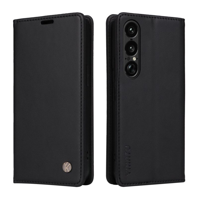 Nahkakotelo Sony Xperia 1 Vii Ykatu