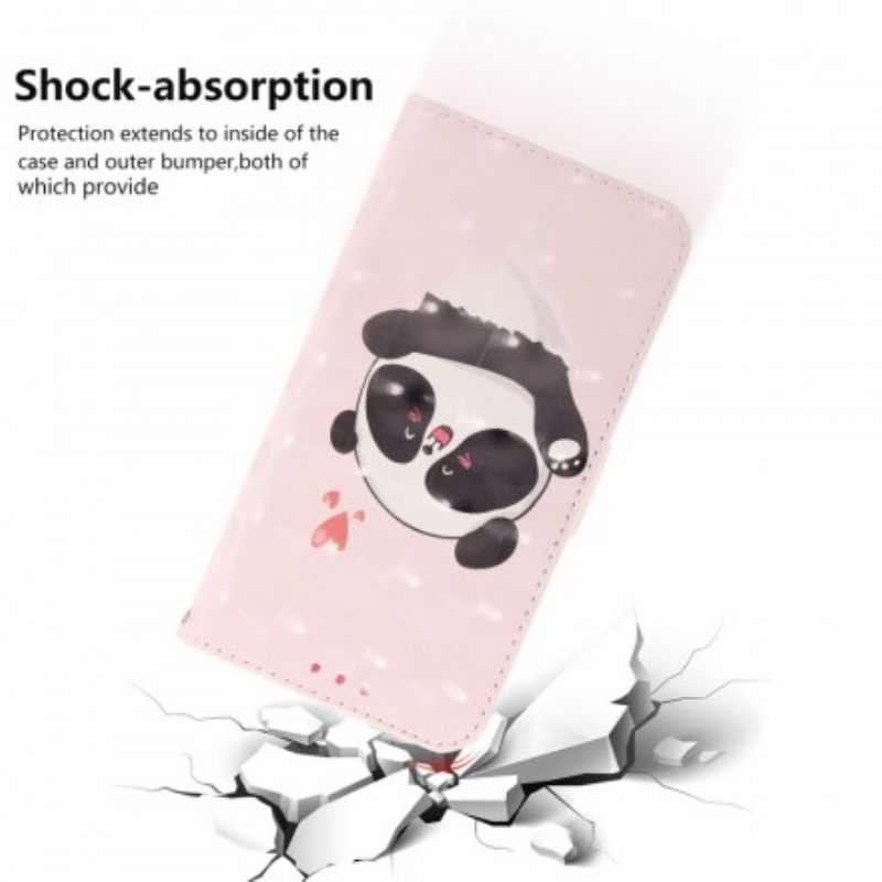 Kotelot Samsung Galaxy A30 / A20 Suojaketju Kuori Panda Love In Lanyard