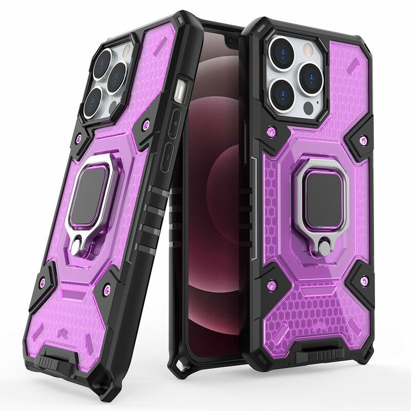 Case iPhone 13 Pro Honeycomb Renkaalla