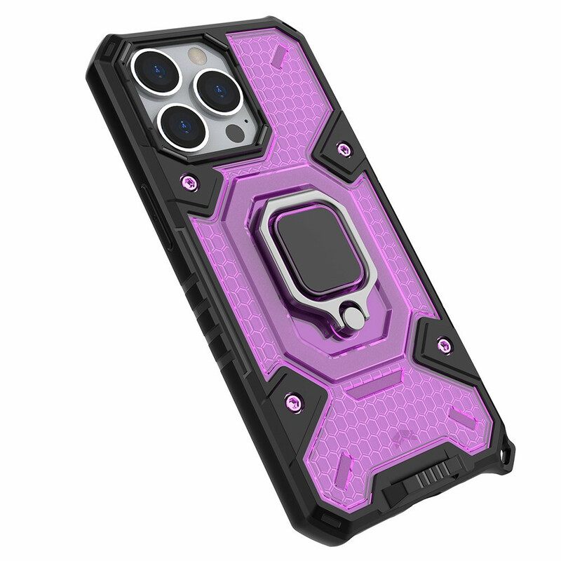 Case iPhone 13 Pro Honeycomb Renkaalla
