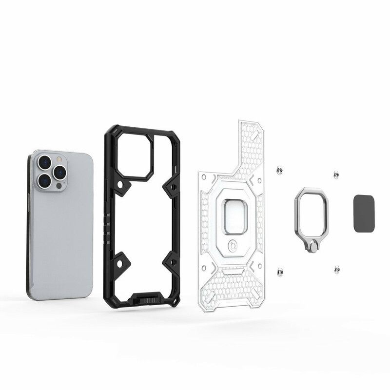 Case iPhone 13 Pro Honeycomb Renkaalla