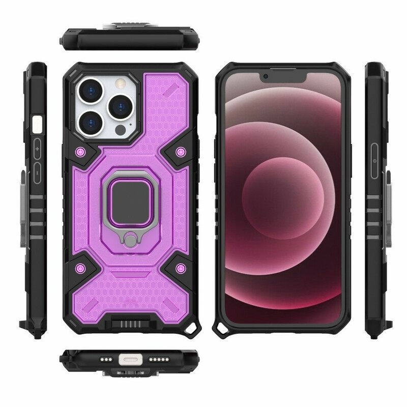 Case iPhone 13 Pro Honeycomb Renkaalla