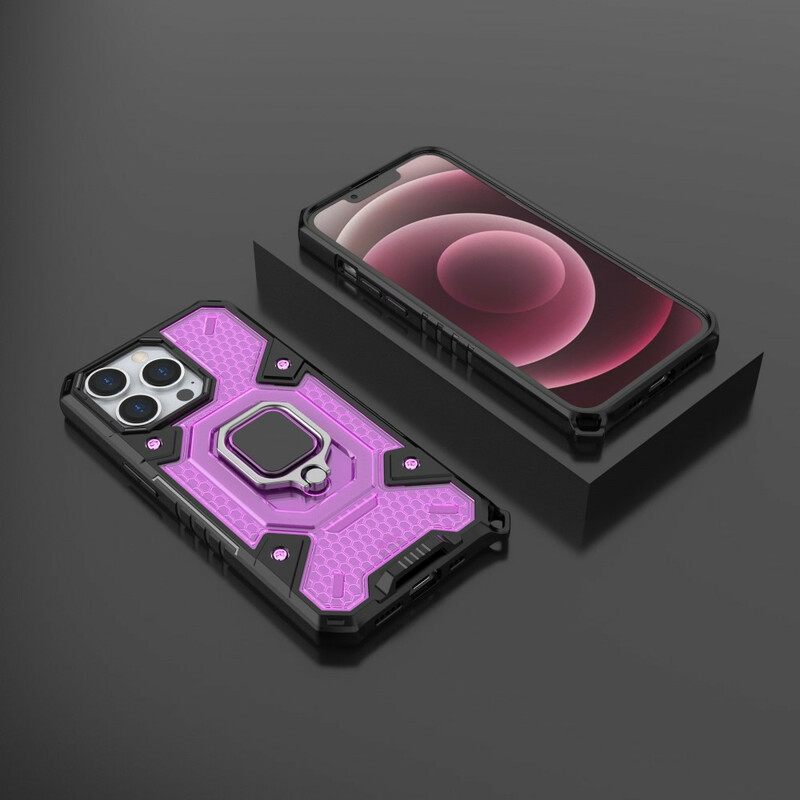 Case iPhone 13 Pro Honeycomb Renkaalla