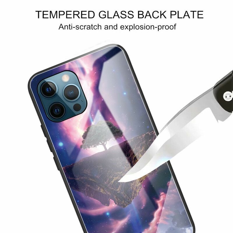 Case iPhone 13 Pro Tempered Glass World Tree