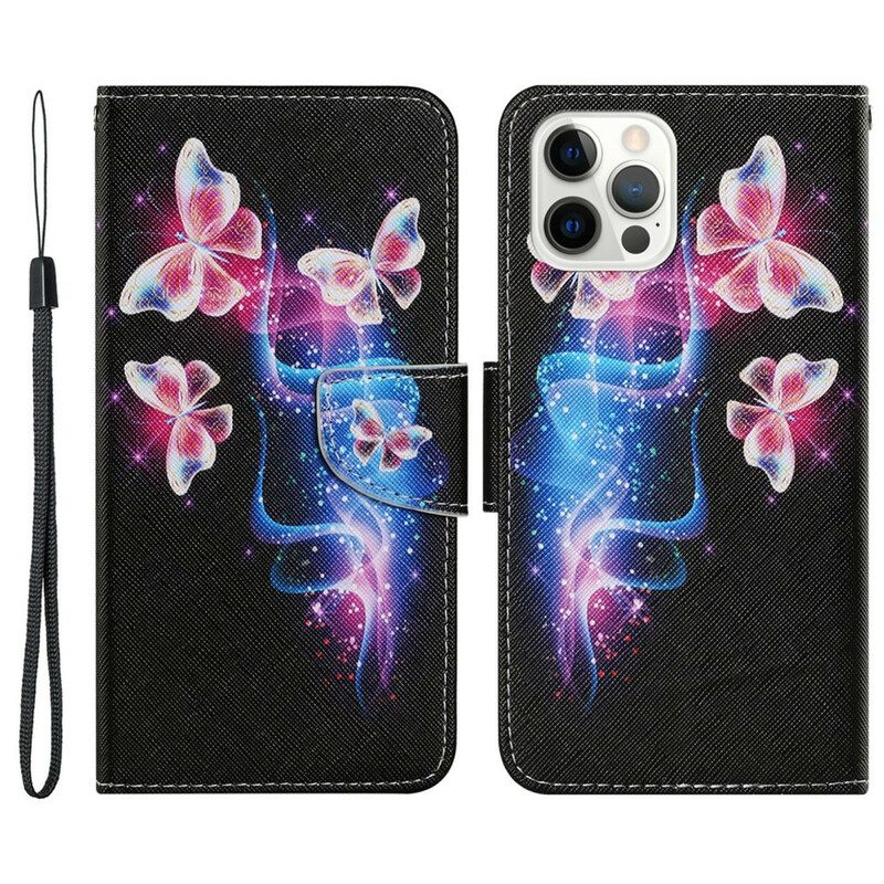 Flip Case iPhone 13 Pro Magic Butterflies