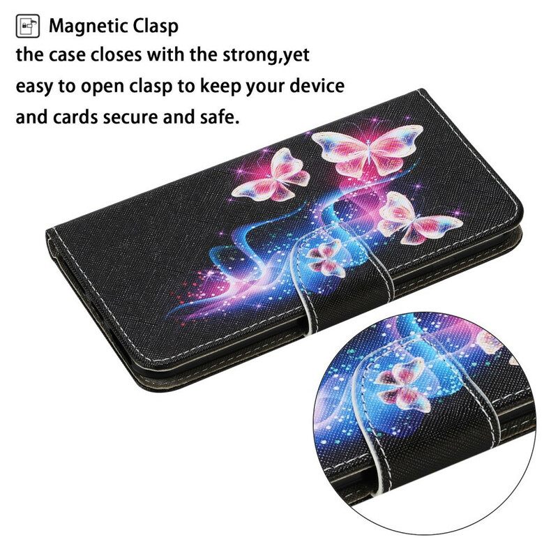 Flip Case iPhone 13 Pro Magic Butterflies