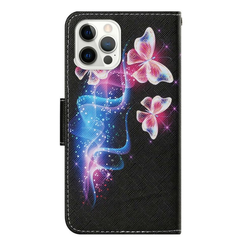 Flip Case iPhone 13 Pro Magic Butterflies