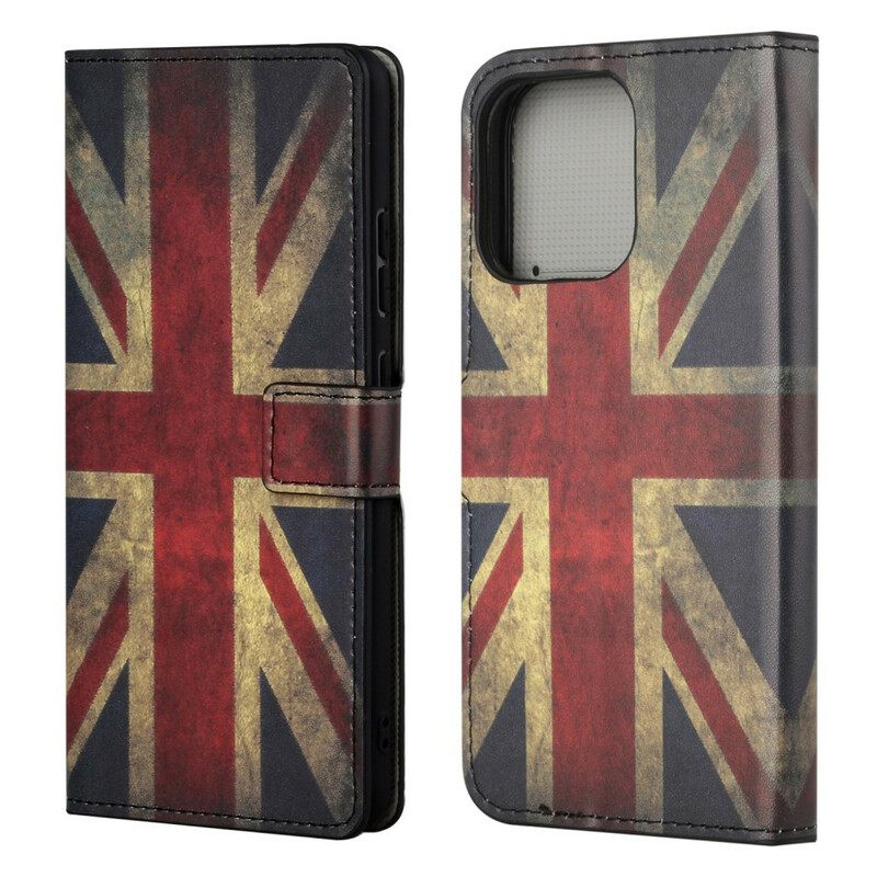 Kotelot iPhone 13 Pro Englannin Lippu