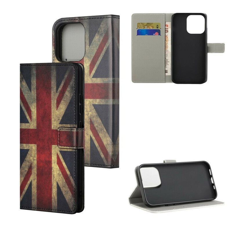 Kotelot iPhone 13 Pro Englannin Lippu