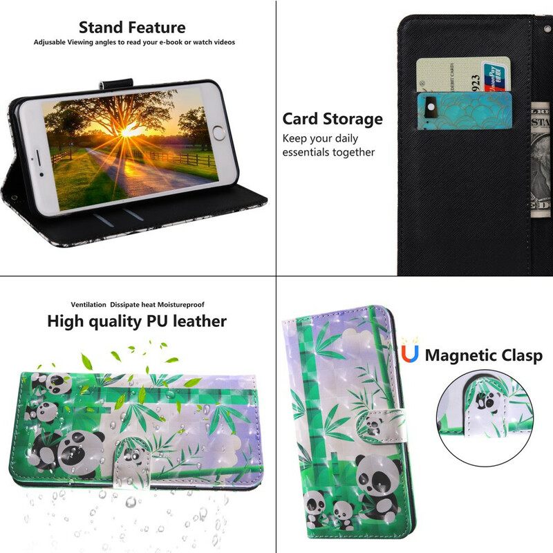 Kotelot iPhone 13 Pro Light Spot Pandas