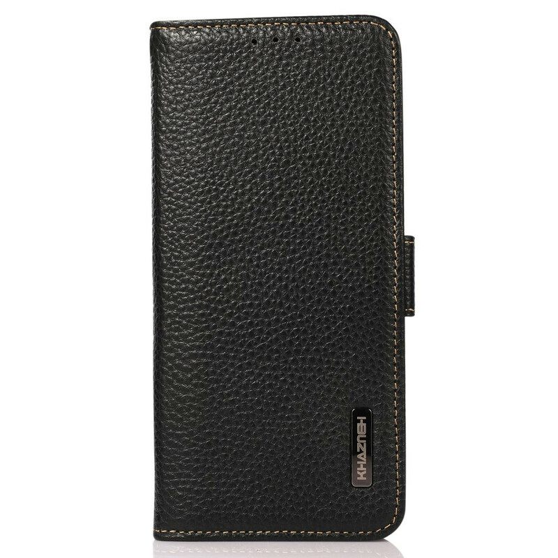 Kotelot iPhone 13 Pro Lychee Nahka Rfid Khazneh