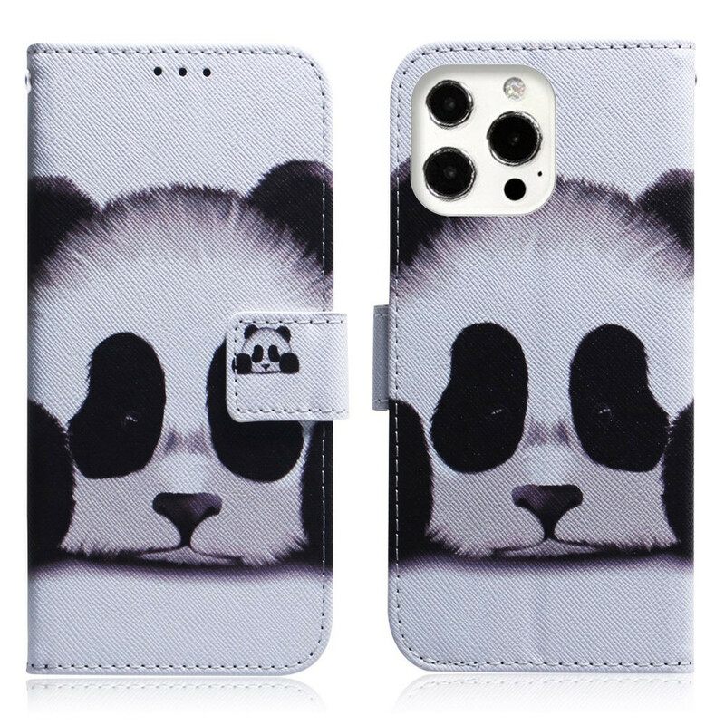 Kotelot iPhone 13 Pro Panda Kasvot