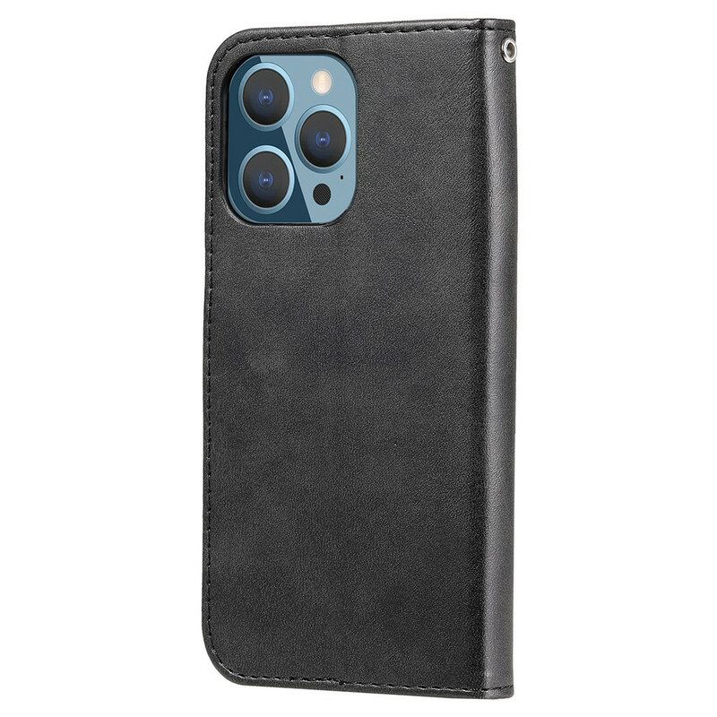 Kotelot iPhone 13 Pro Vintage Kolikkokukkaro
